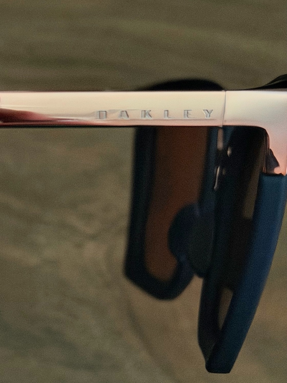 Oakley Sideswept Prizm Polarized Sunglasses - Velvet Black/Rose Gold - Picture 8 of 9